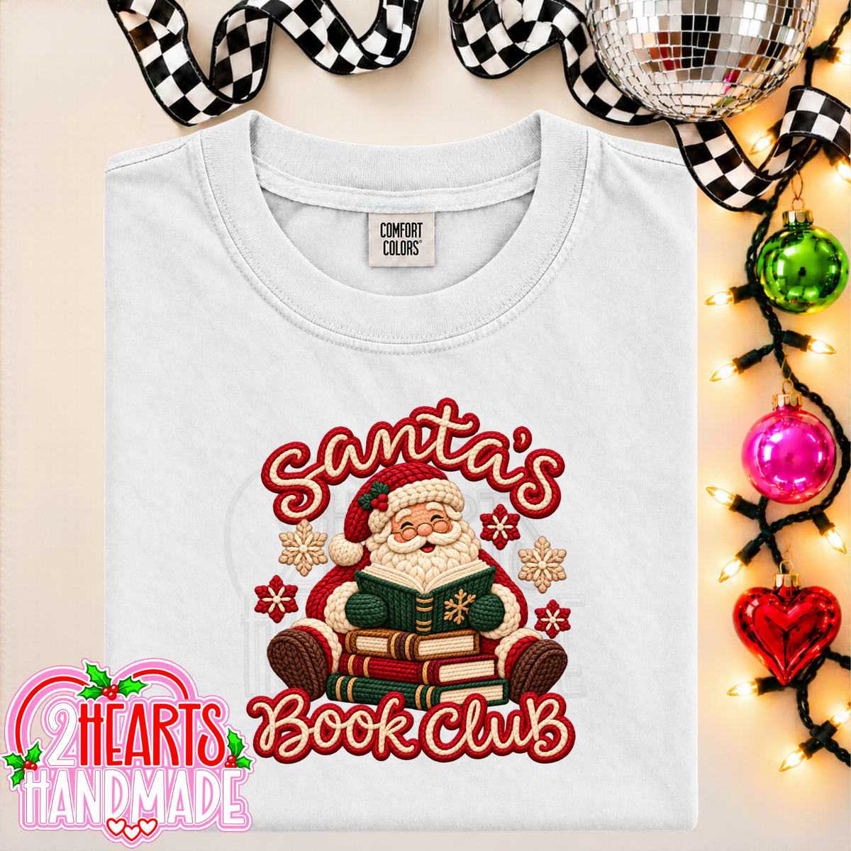 Santa's Book  (Faux Crochet)