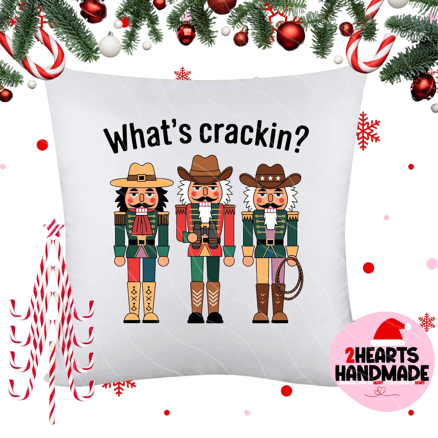 Whats Crackin' Christmas Pillow Sham