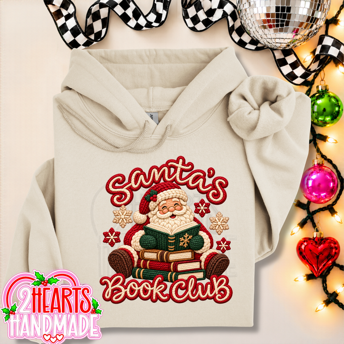 Santa's Book  (Faux Crochet)