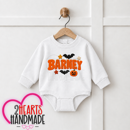 Personalize Faux Crochet Halloween/ - Both Boy & Girl