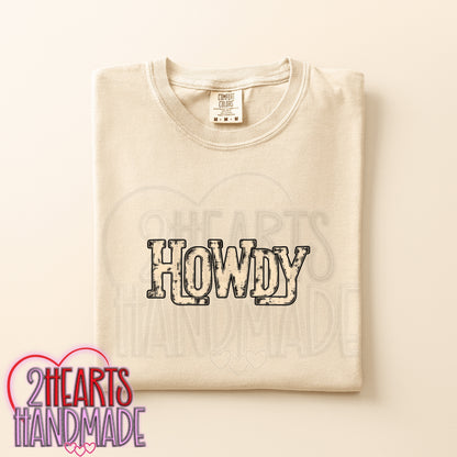 Howdy (White Distressed)