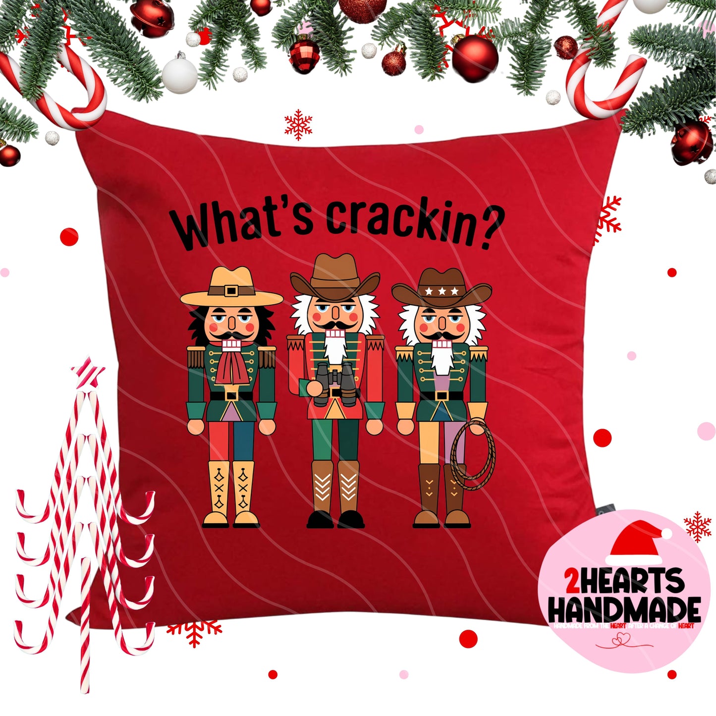 Whats Crackin' Christmas Pillow Sham