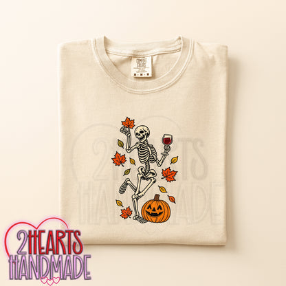 Dancing Skelly with Wine