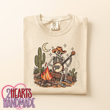Banjo Playing Cowboy Skelly