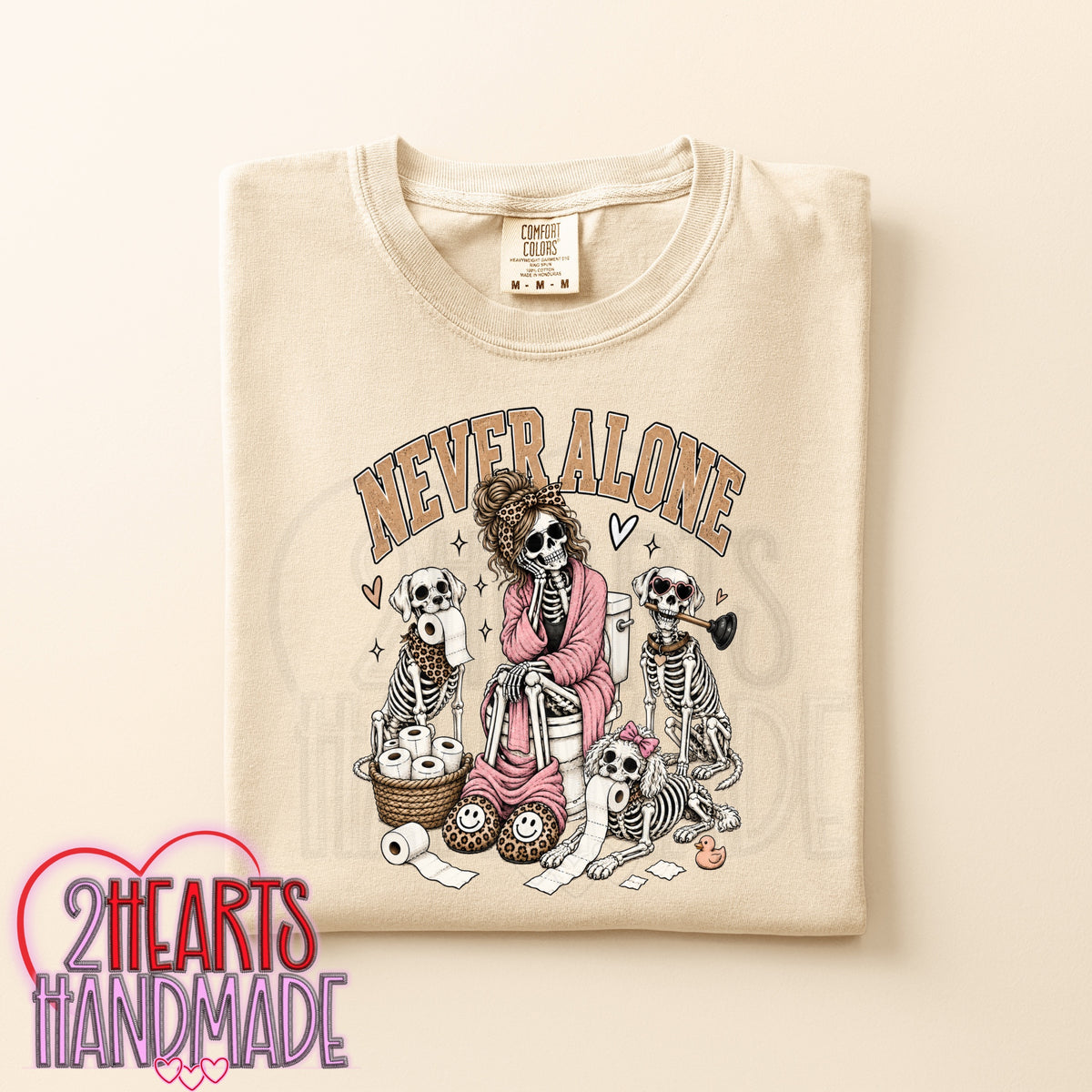 Never Alone Skelly Dog Mom