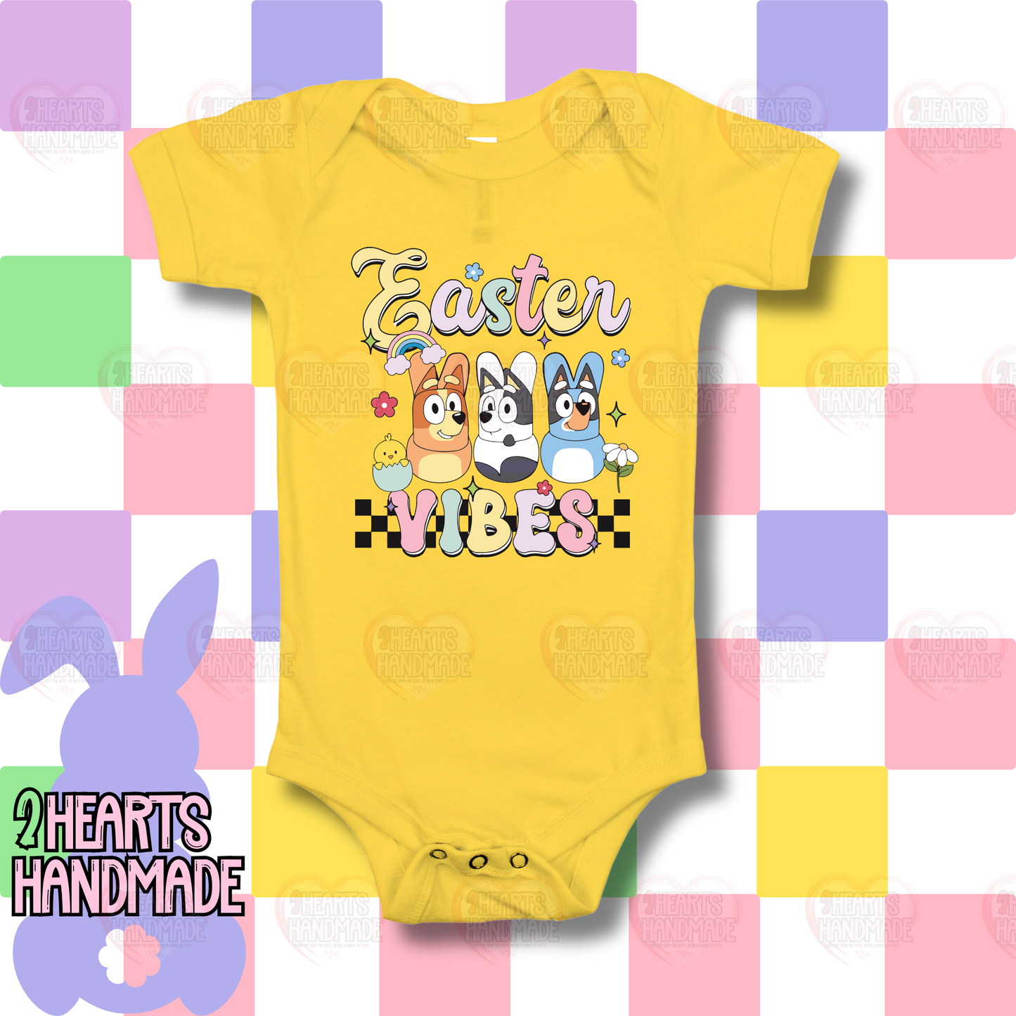 Easter Vibes with a Blue Dog