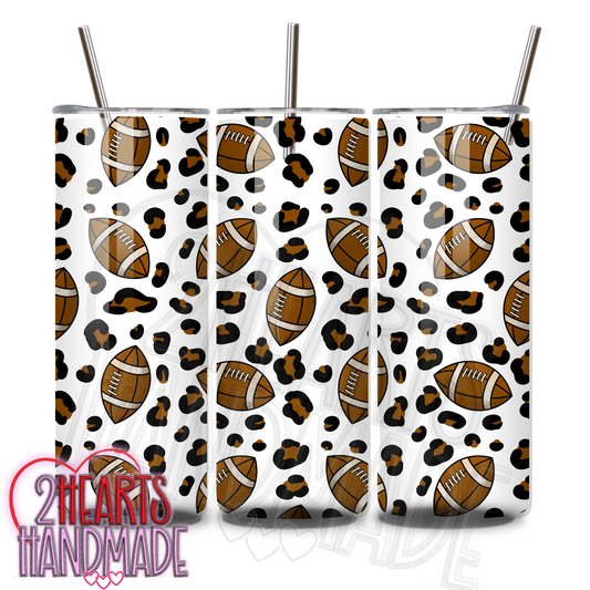 Leopard Football Tumbler