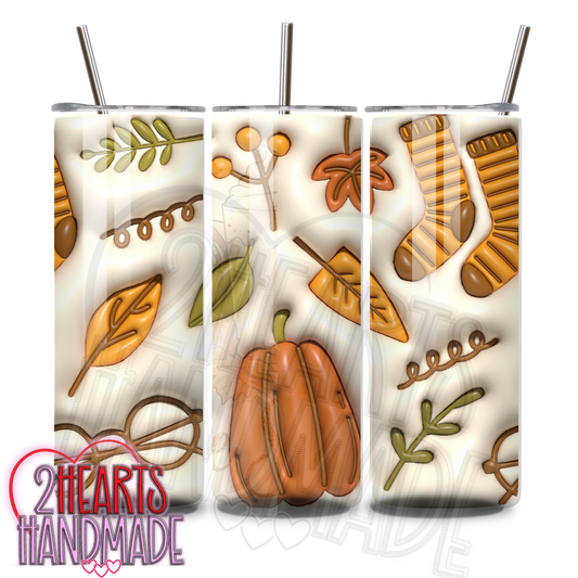 Fall Things Puff Tumbler