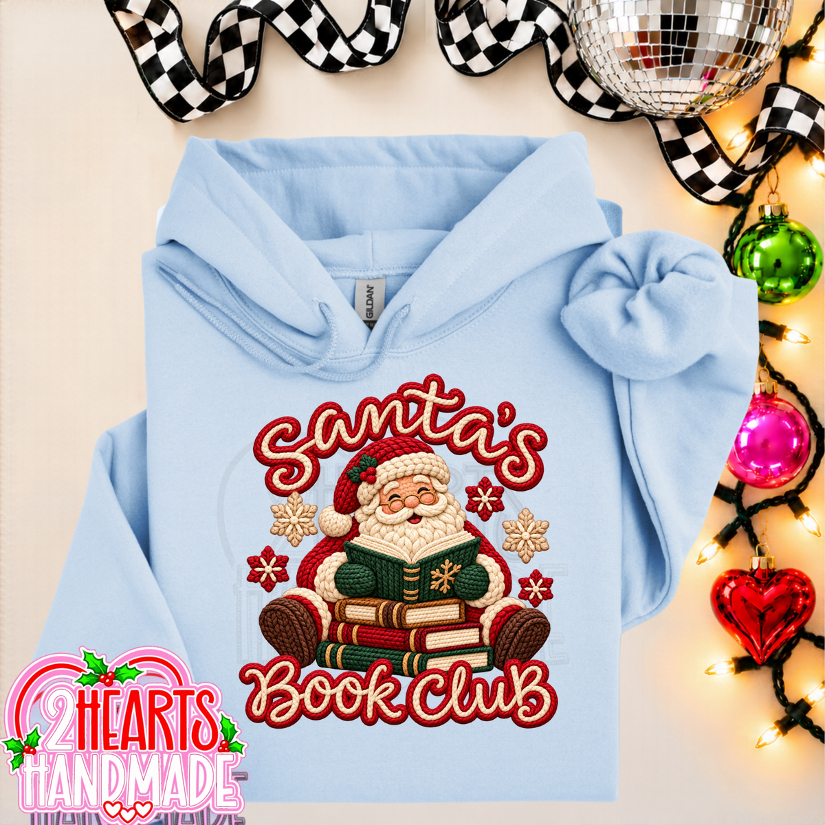 Santa's Book  (Faux Crochet)