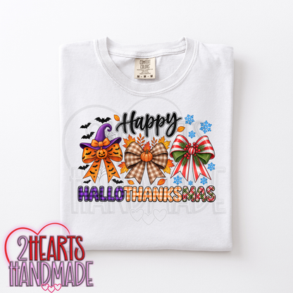 Happy HallowThanksMas Bows