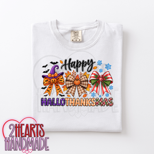Happy HallowThanksMas Bows