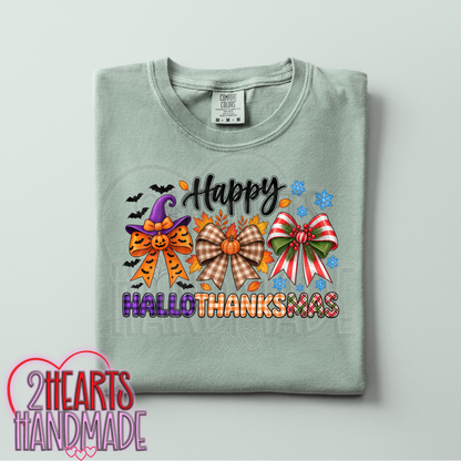Happy HallowThanksMas Bows