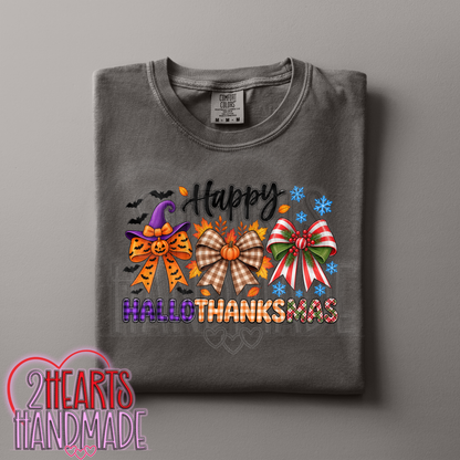 Happy HallowThanksMas Bows