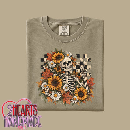 Skelly in the Flowers