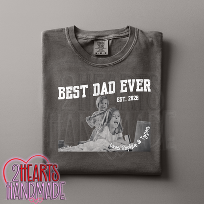 Father's Day Photo Shirt - Best Dad Ever