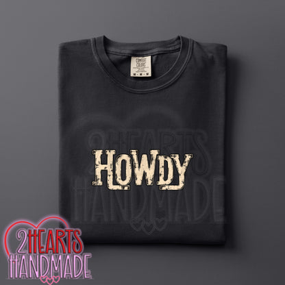Howdy (White Distressed)