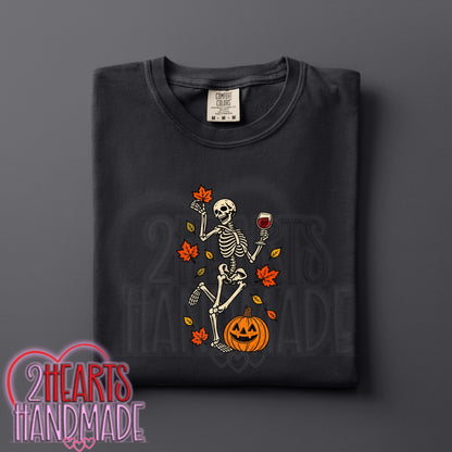 Dancing Skelly with Wine
