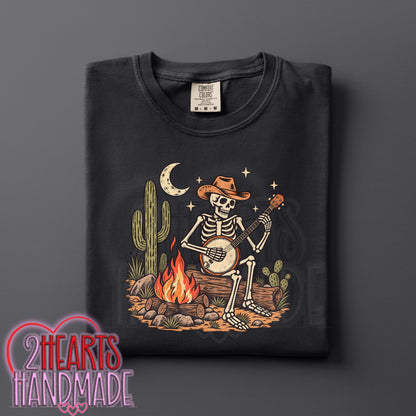 Banjo Playing Cowboy Skelly