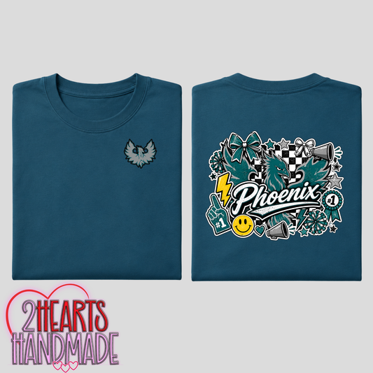 FHS - Phoenix Cheer & Stunt Sticker Style
