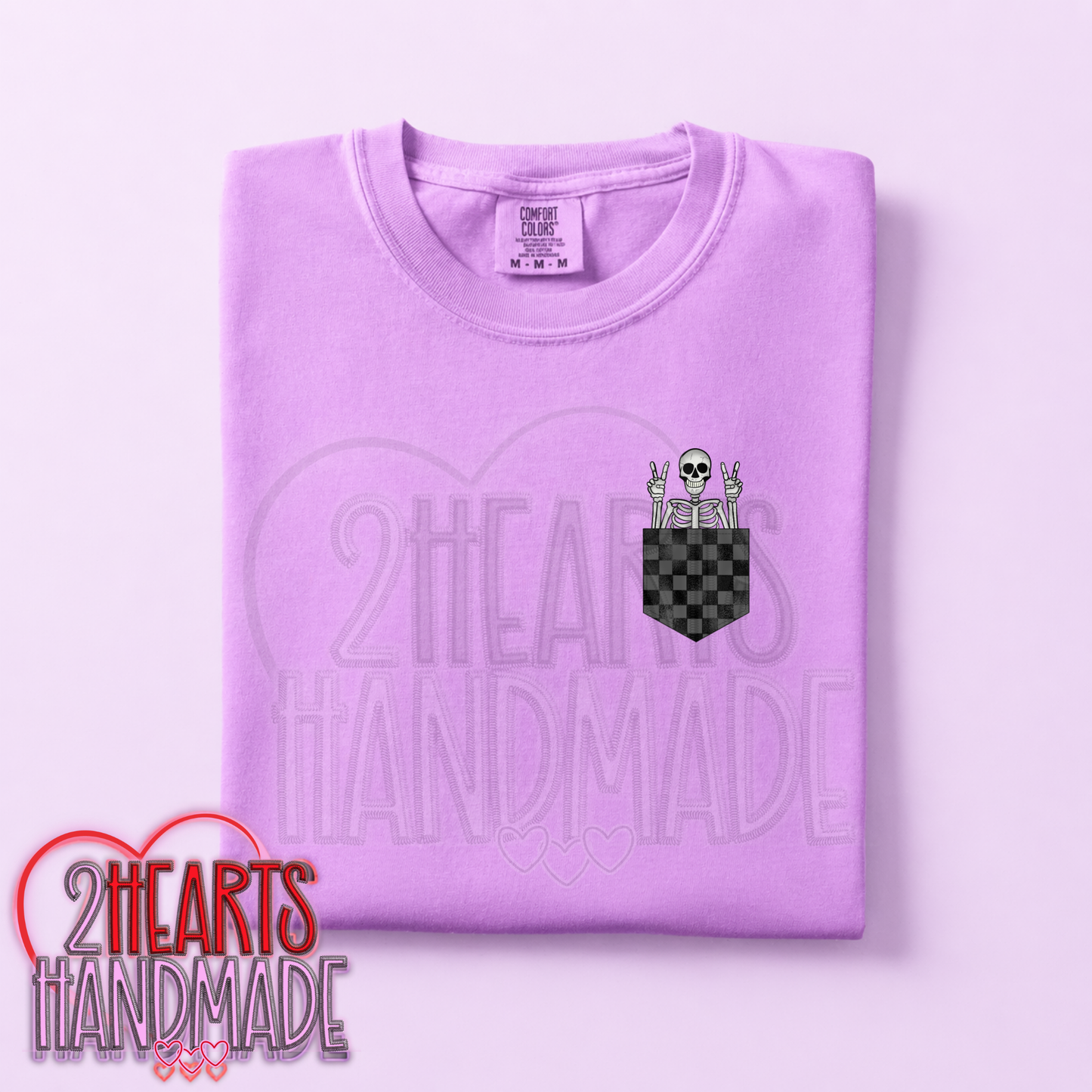 Skelly Pocket (Matching Sleeve on Sweatshirt)