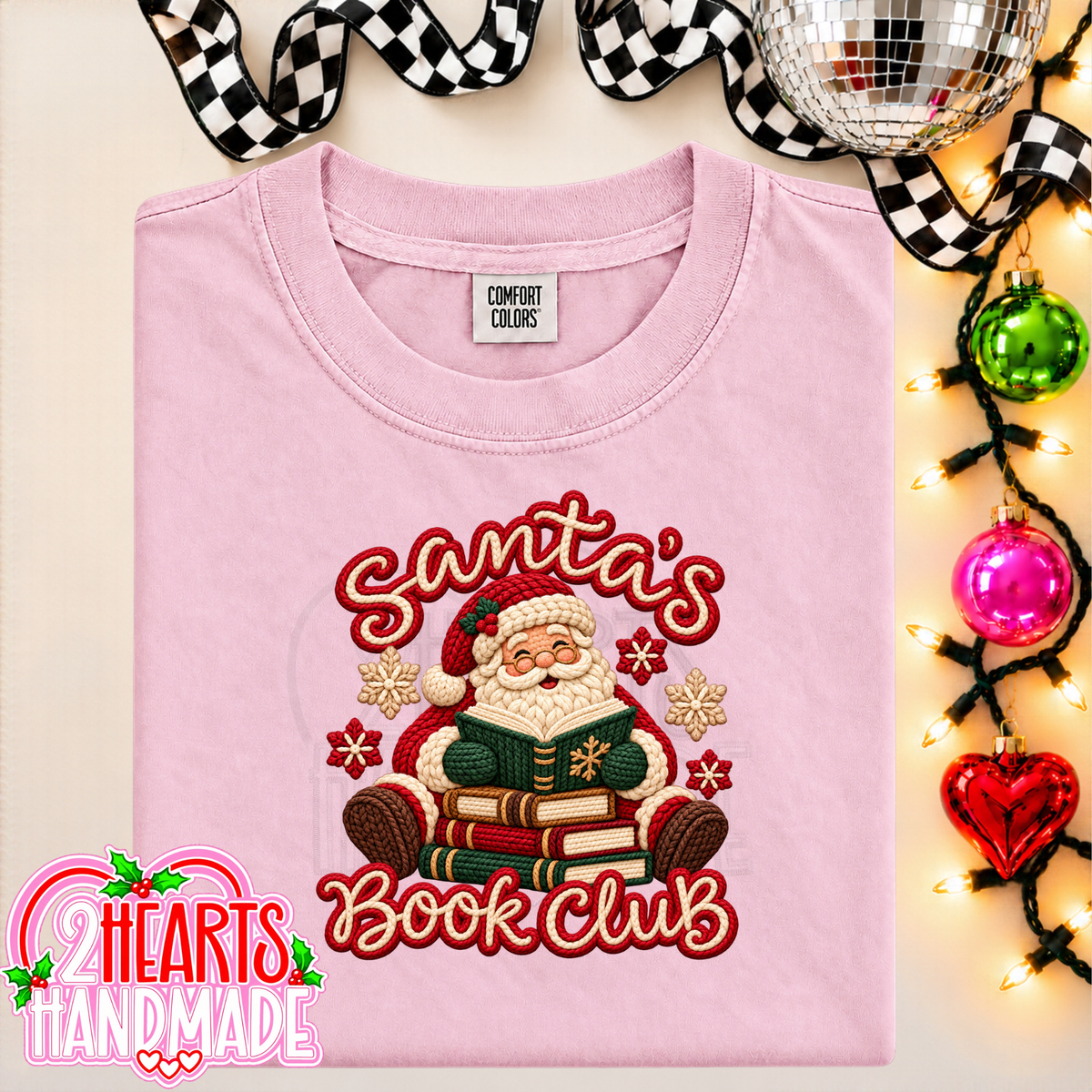 Santa's Book  (Faux Crochet)