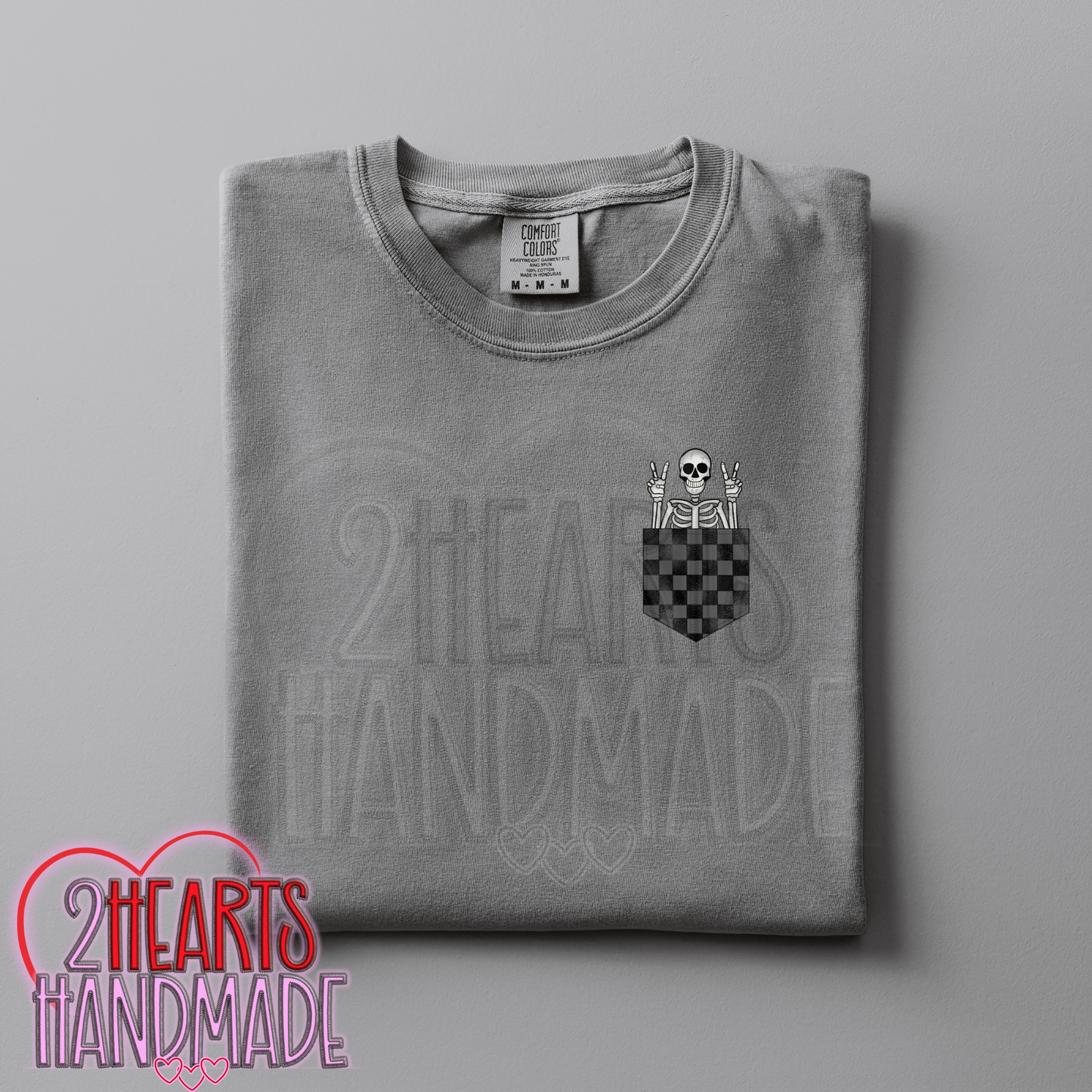 Skelly Pocket (Matching Sleeve on Sweatshirt)