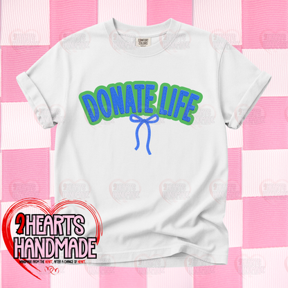 Faux Crochet Donate Life