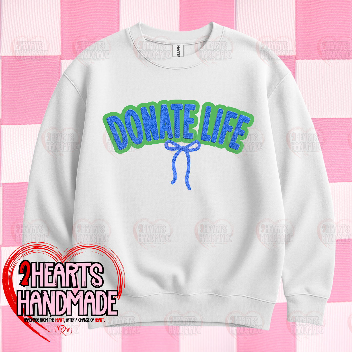 Faux Crochet Donate Life