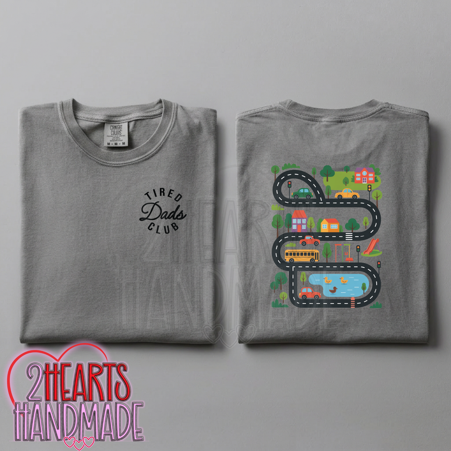 Tired Dad's Club (Neighborhood on Back)