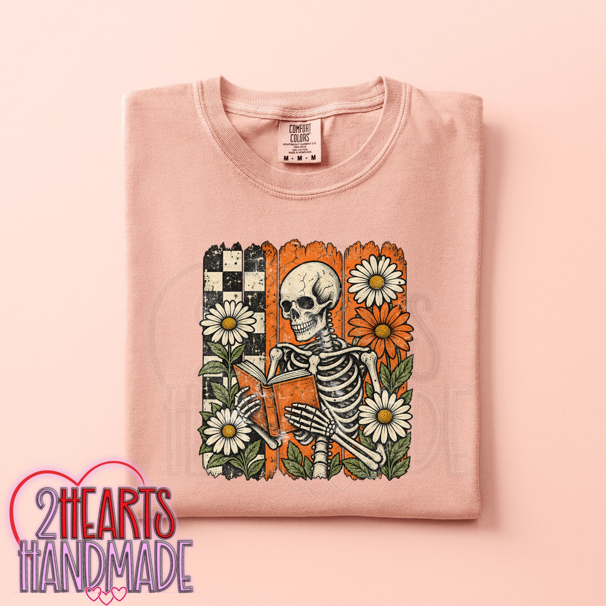 Skelly Reading in Fall Flowers