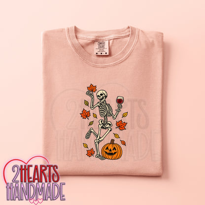 Dancing Skelly with Wine