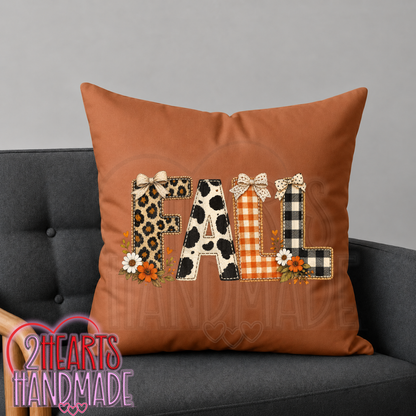 FALL Throw Pillow Cover (Pillow NOT Included)