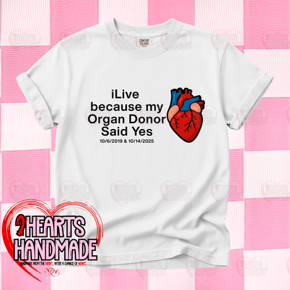 iLive Because my Organ Donor Said Yes