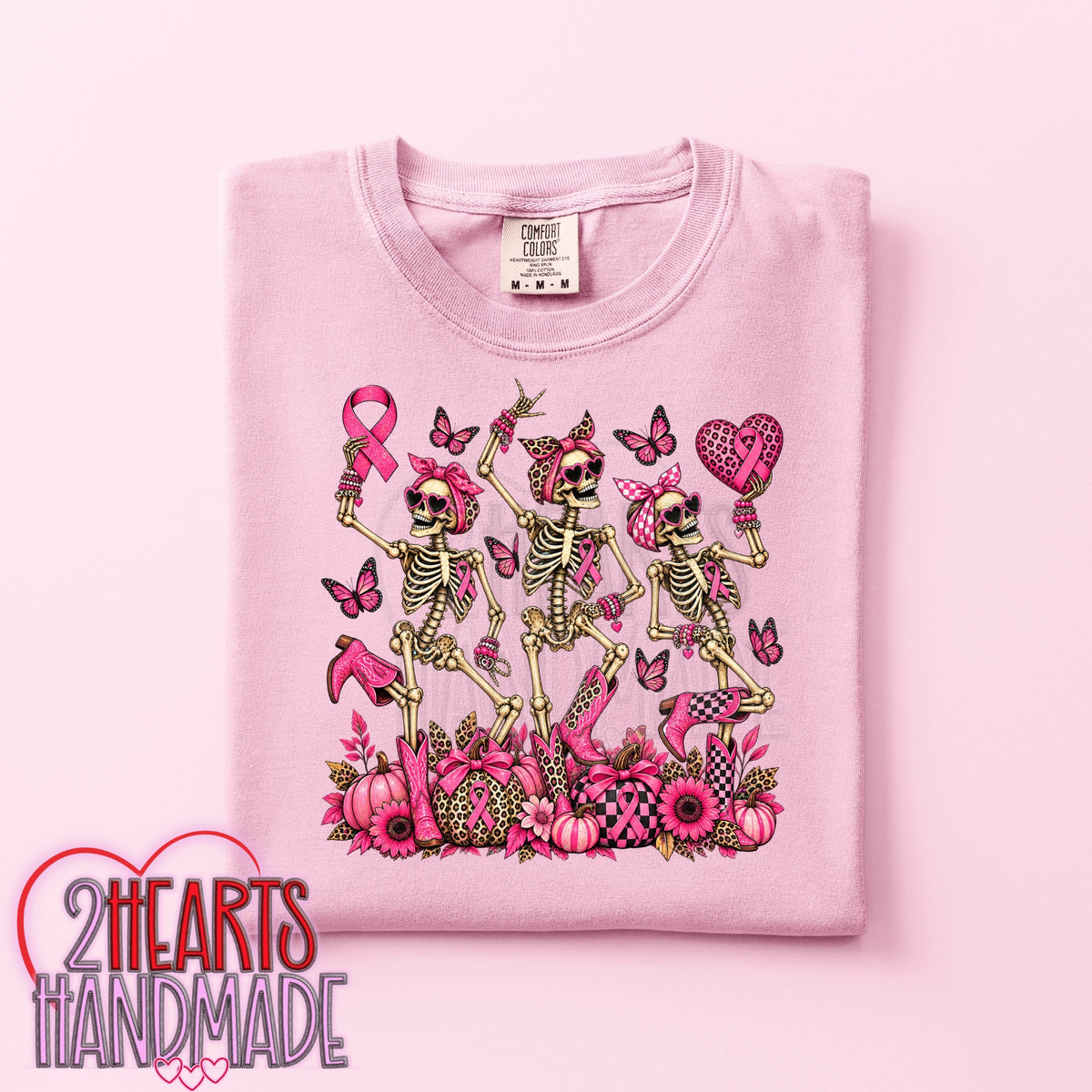 Breast Cancer Awareness: Breast Cancer Skeletons Dancing
