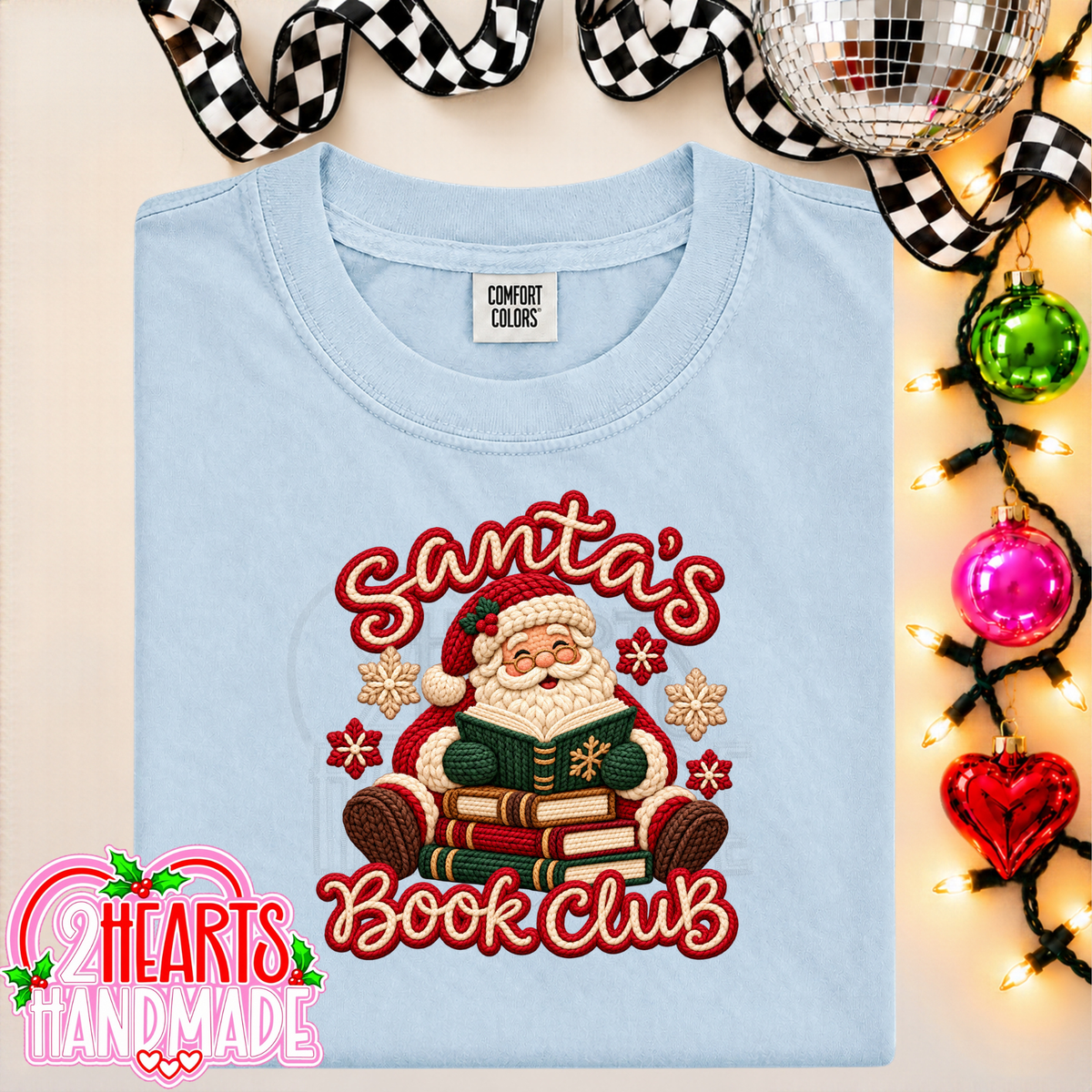 Santa's Book  (Faux Crochet)