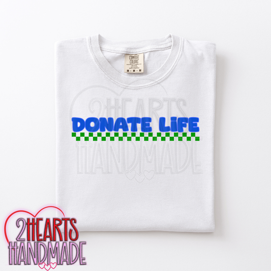 Donate Life Checkers