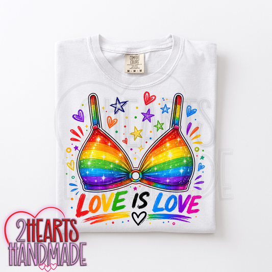 Bikini Top - Love Is Love
