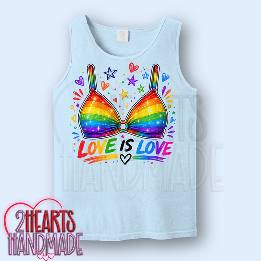Bikini Top - Love Is Love