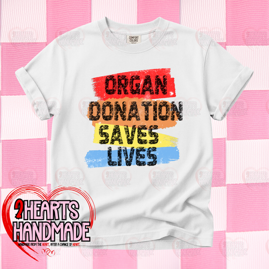 Organ Donation Saves Lives Colorful