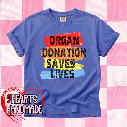 Organ Donation Saves Lives Colorful