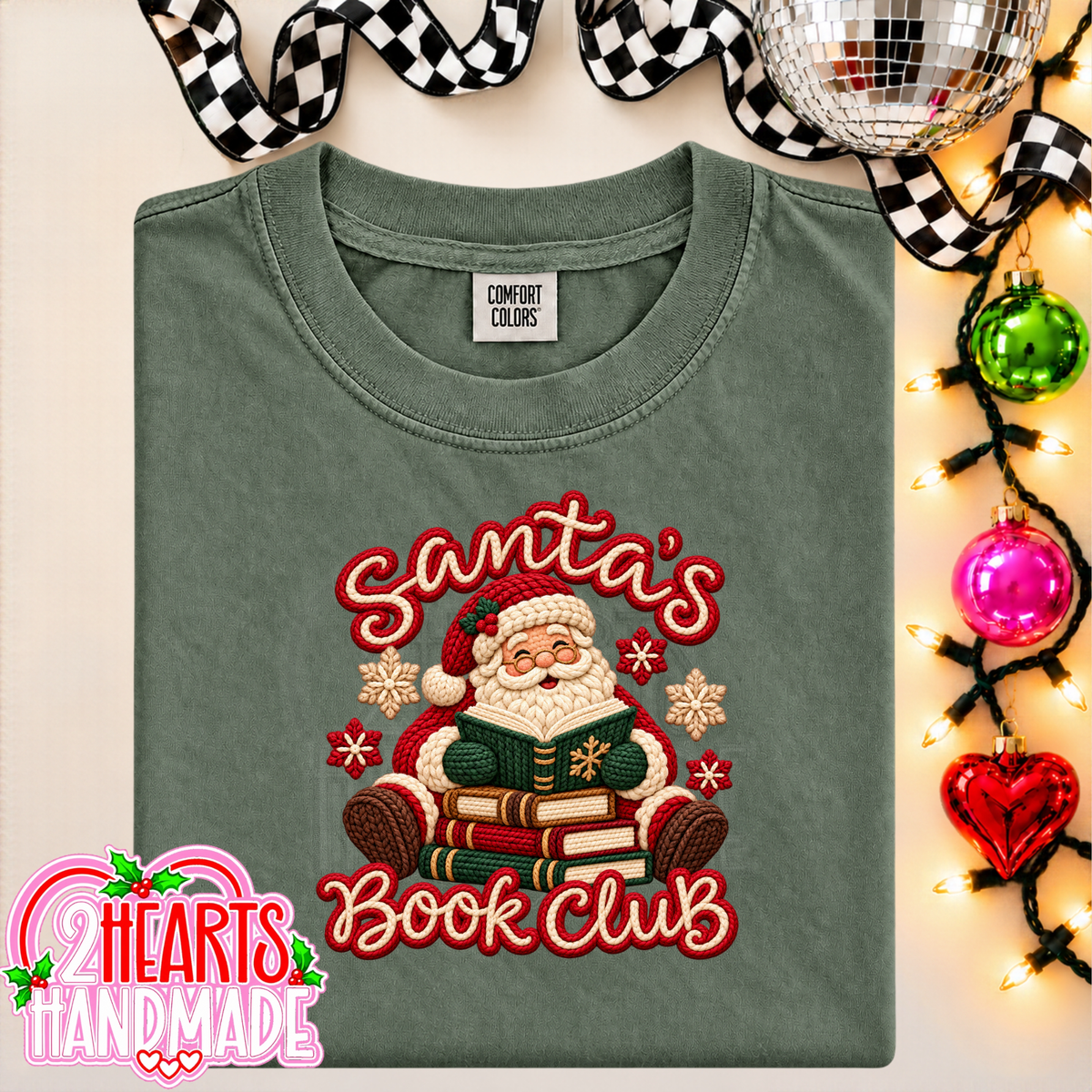 Santa's Book  (Faux Crochet)