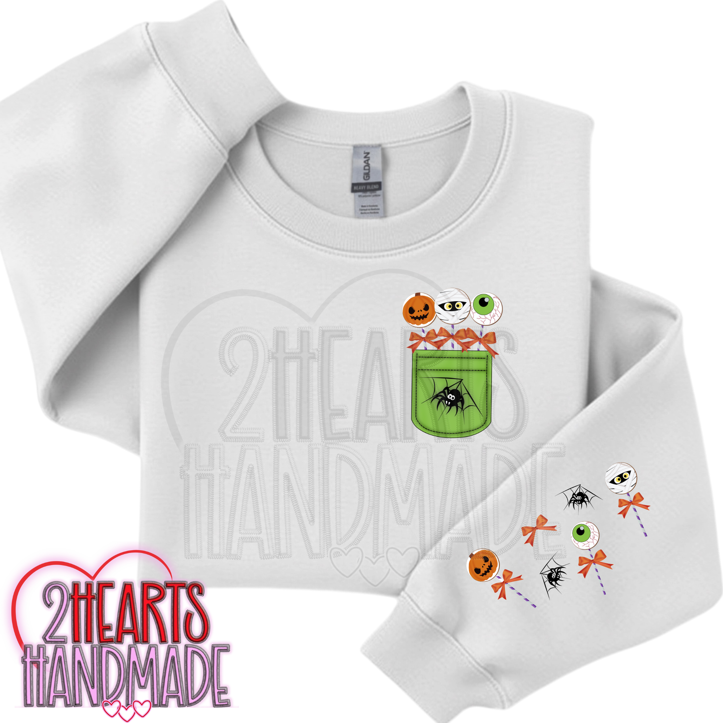Candy Pocket (Matching Sleeve on Sweatshirt)