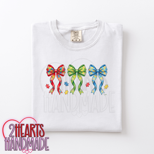 Autism Awareness Bows