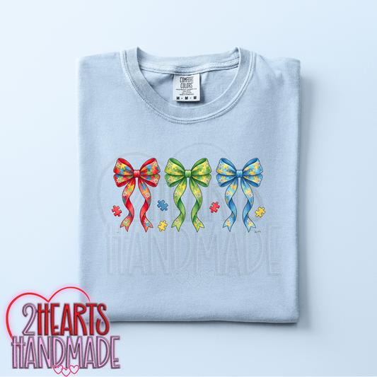 Autism Awareness Bows