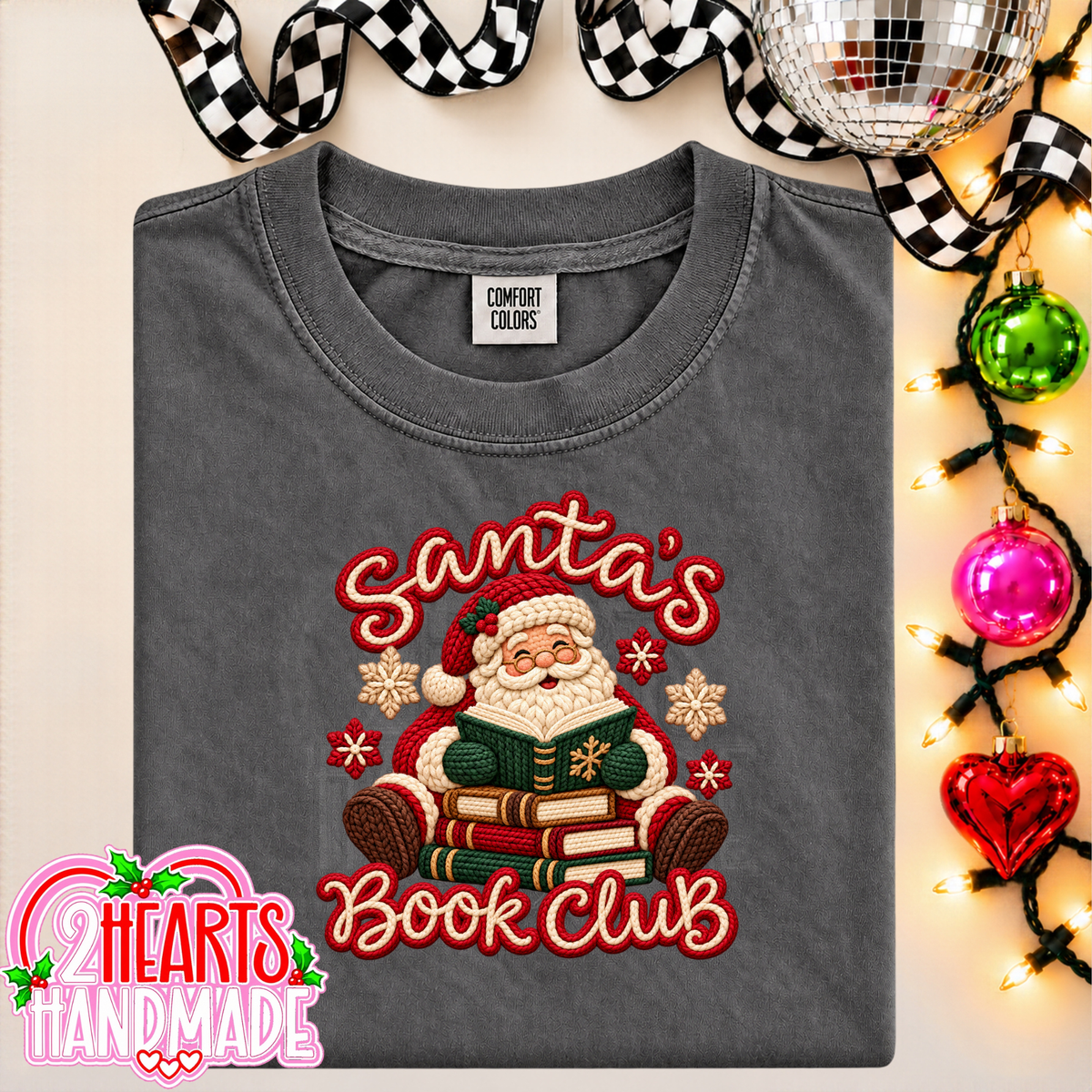 Santa's Book  (Faux Crochet)