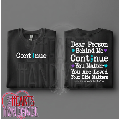 Dear Person Behind Me: (Suicide Awareness)