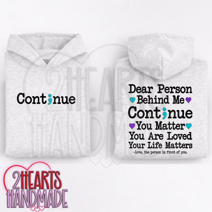Dear Person Behind Me: (Suicide Awareness)