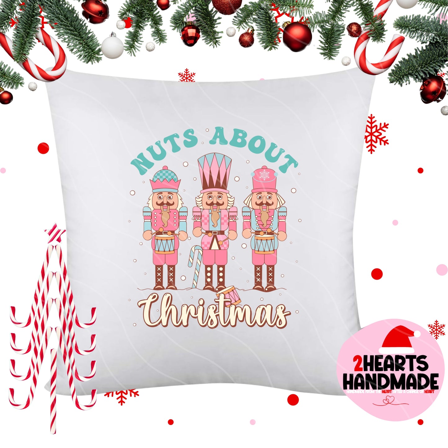 Nuts about Christmas Pillow Sham