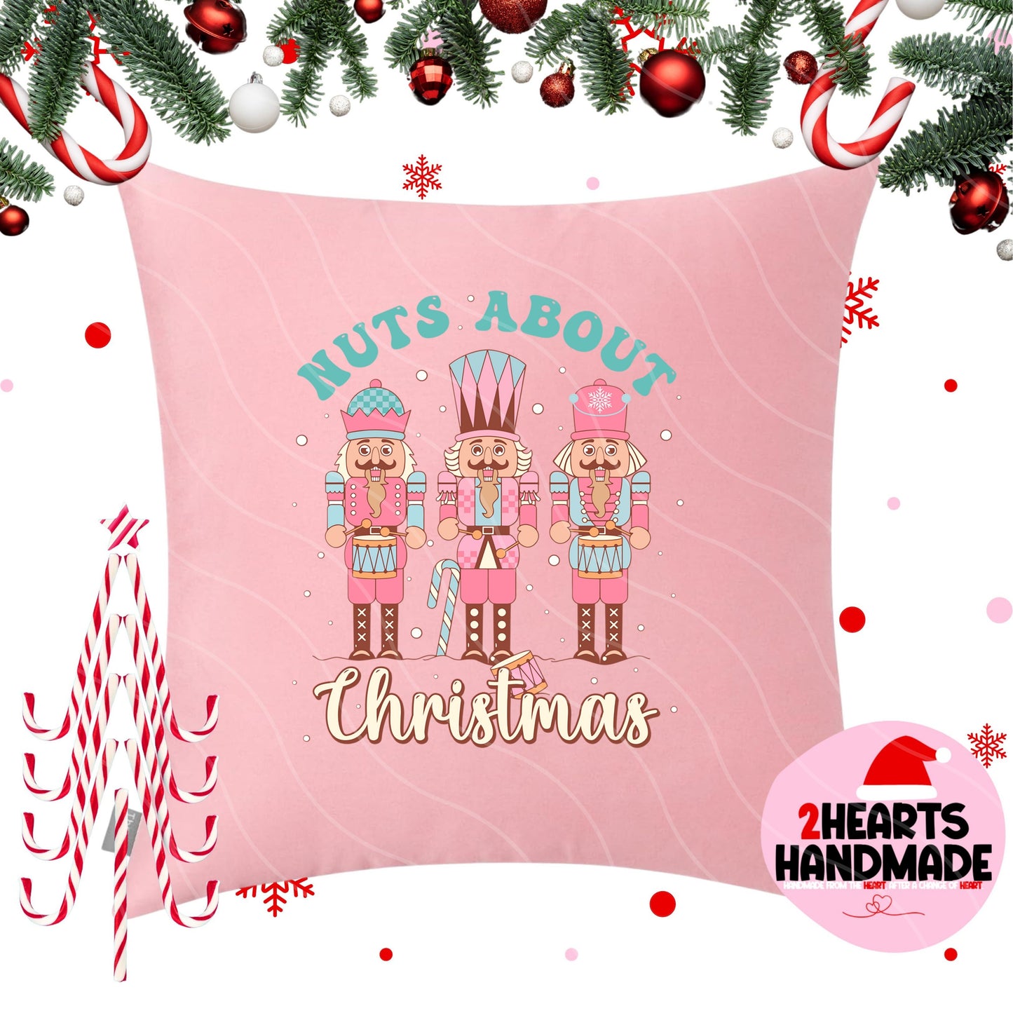 Nuts about Christmas Pillow Sham