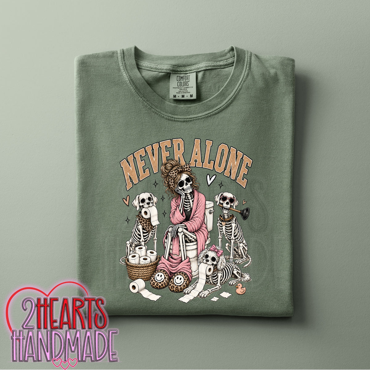 Never Alone Skelly Dog Mom